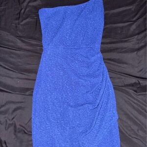 Windsor Royal Blue Strapless Mini Dress